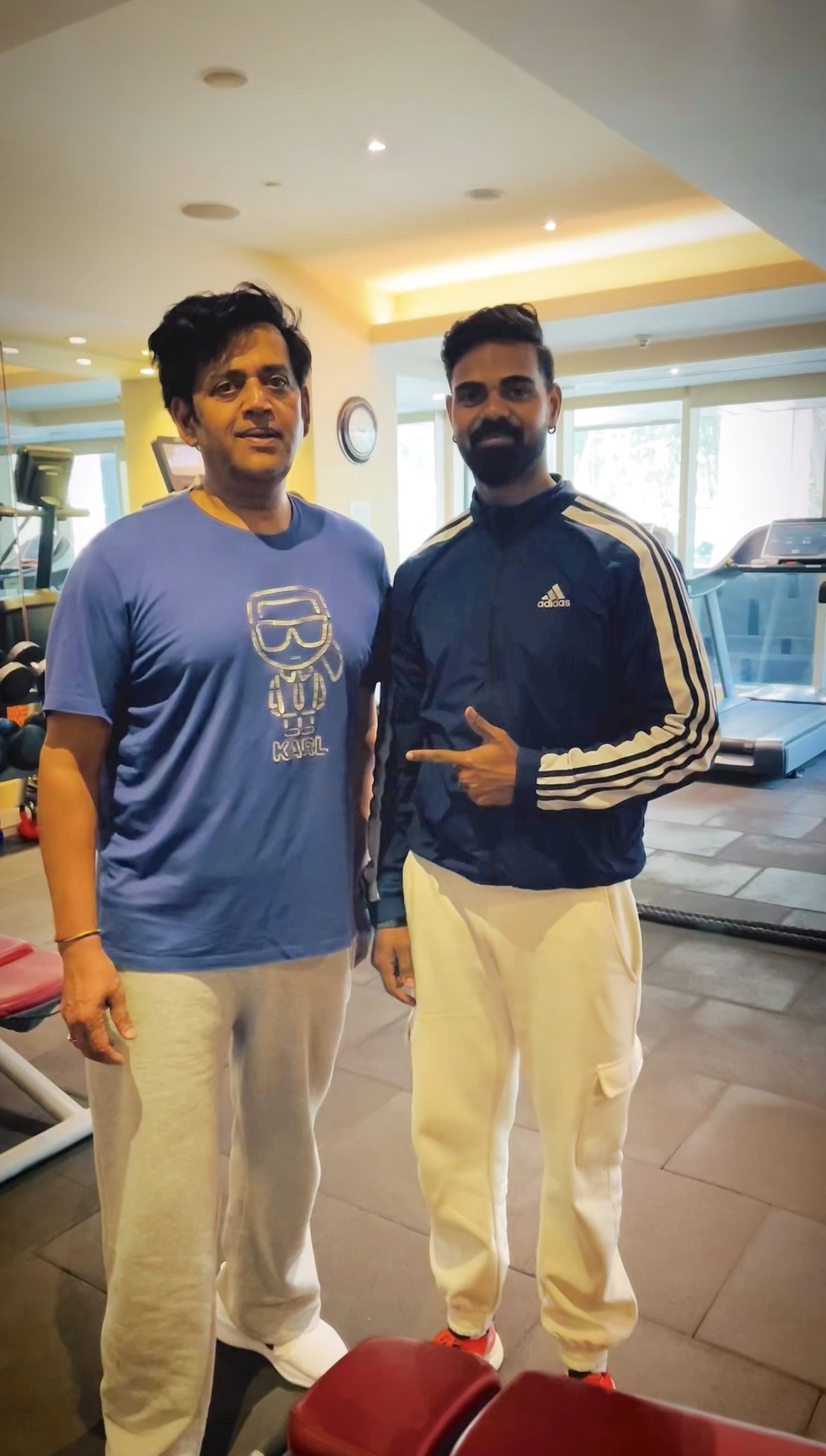 Celebrity client training with Jogi